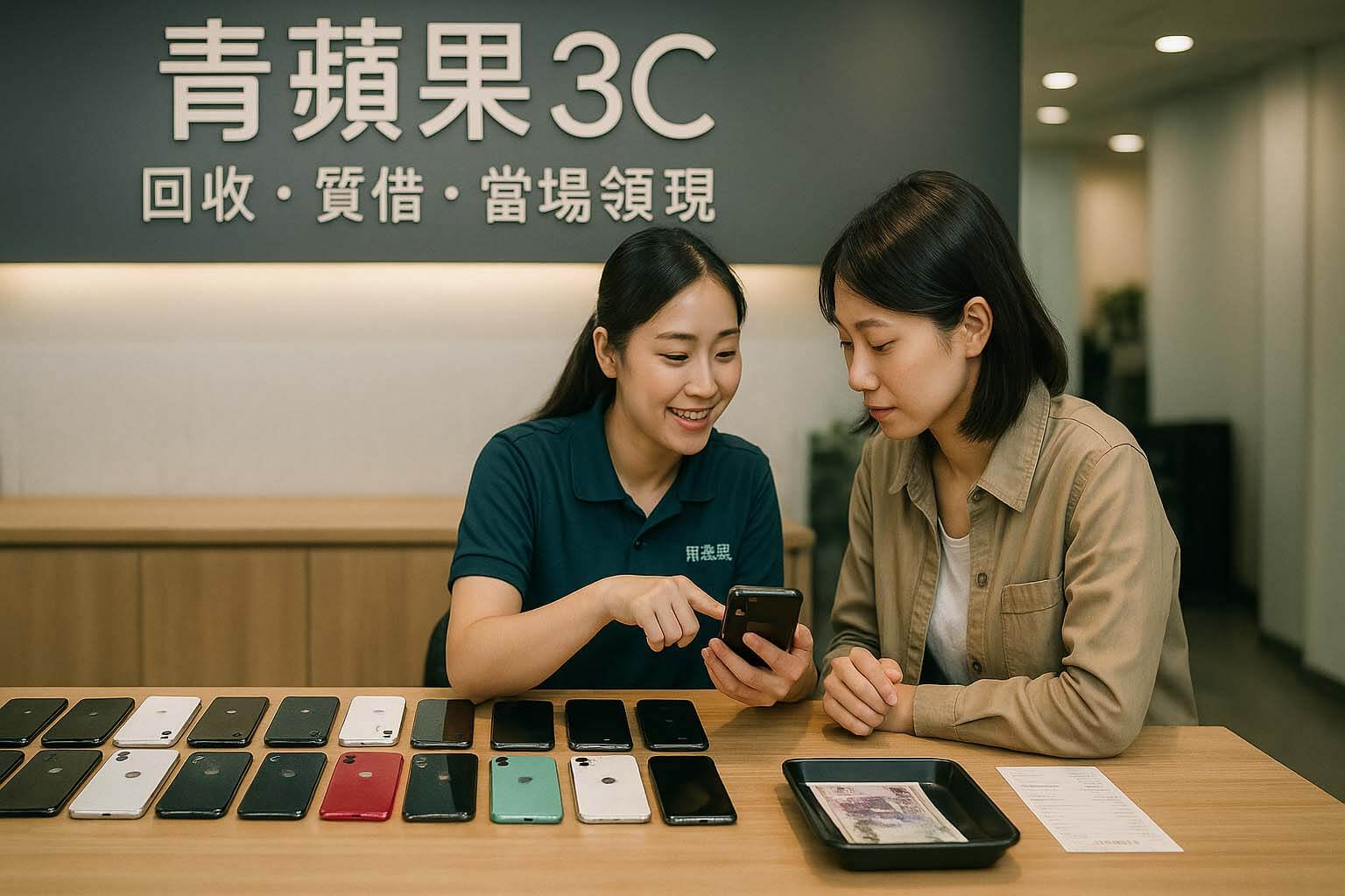 青蘋果3C 二手手機收購回收 vs 質借借錢比較（Huishou.tw 精選圖）